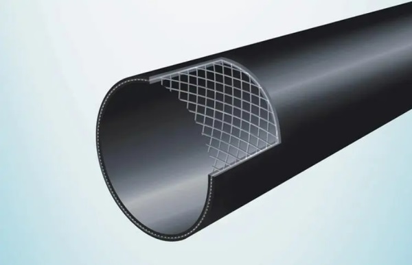 對比鋼絲網(wǎng)骨架復合管和PE給水管